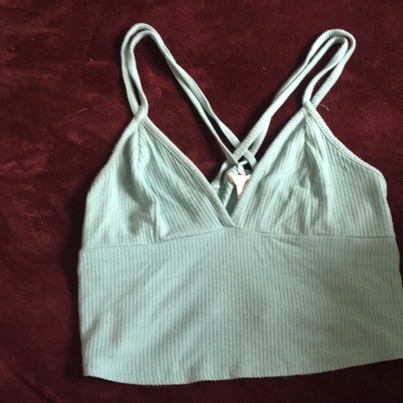 Turquoise crop top - Picture 2 of 2